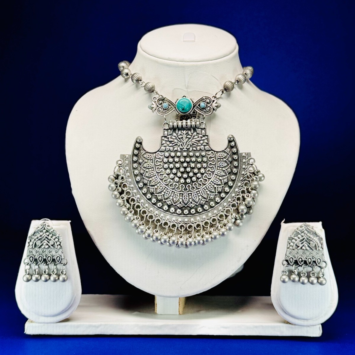 German Silver Style Necklace Set