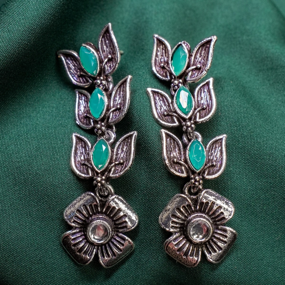 Oxidised earring