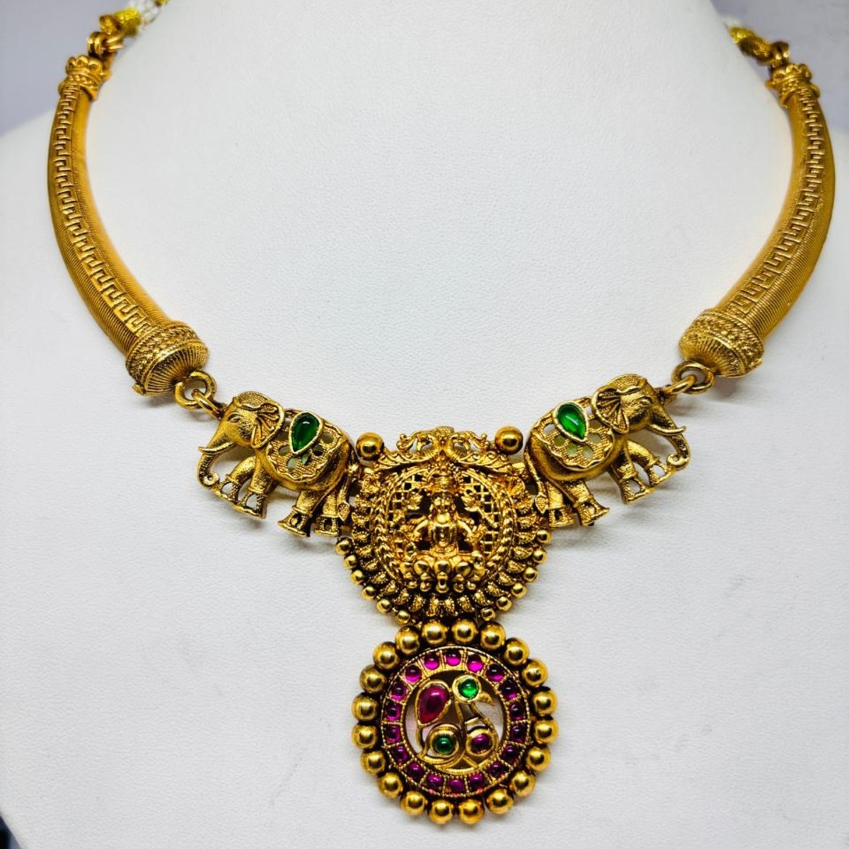 Gaja Lakshmi Antique Set